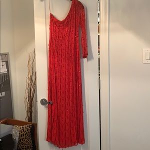 Tracy Mills vintage red dress